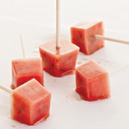 Minted Watermelon Popsicles